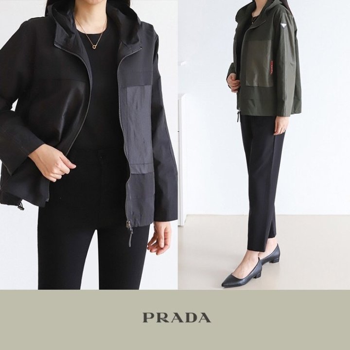 PRADA 프라다 앞포인트 기본자켓