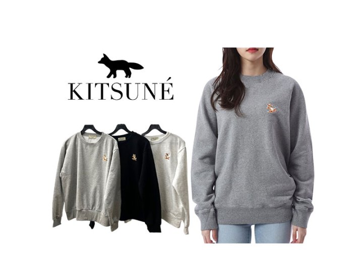 MAISON KITSUNE 메종키츠네 칠랙스 여성 맨투맨