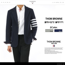 THOM BROWNE 톰브라운 클래식완장 블레이저 2COLOR