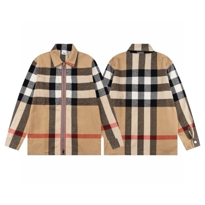 BURBERRY 버버리 체크 울 자켓