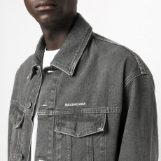 BALENCIAGA 발렌시아가 영문로고 데님자켓