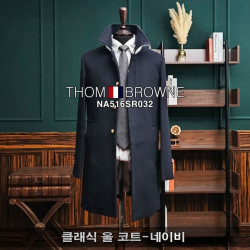 THOM BROWNE 톰브라운 클래식 울 코트