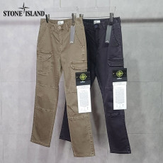 STONE ISLAND 스톤아일랜드 카고 슬림 일자 팬츠