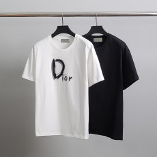 DIOR 디올 스케치 프린팅 코튼 반팔티