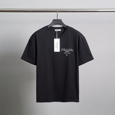 PRADA 프라다 쉐도우프린팅 코튼 반팔티
