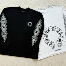 CHROME HEARTS 크롬하츠 홀스슈 플로랄 롱 슬리브