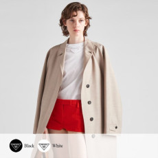 PRADA 프라다 트라이앵글 패브릭 패치 티셔츠 2COLOR