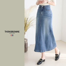 THOM BROWNE 톰브라운 롱 청치마