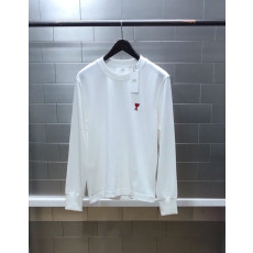 AMI 아미 하트자수 슬리브티셔츠