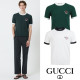 GUCCI 구찌 1977 테니스 자수 와플 램스울 니트