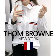 THOM BROWNE 톰브라운 삼선 포인트 남방