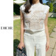 DIOR 디올 별 자수 반팔니트