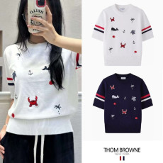 THOM BROWNE 톰브라운 씨라이프 자수 니트