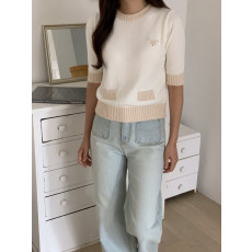 PRADA 프라다 코튼 라운드 니트 2COLOR