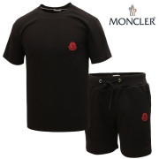 MONCLER 몽클레어 레드 패치 반팔 & 반바지 셋트