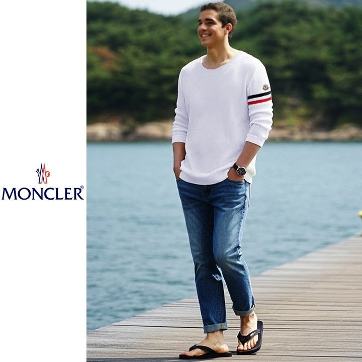 MONCLER 몽클레어 배색 슬라브티 2COLOR