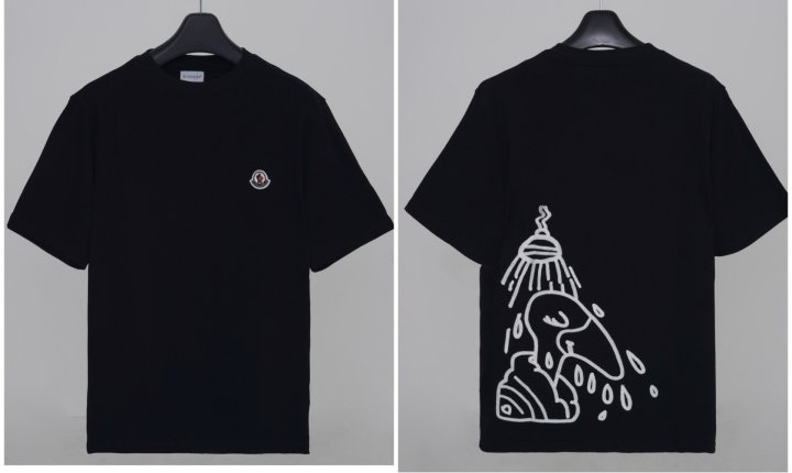 MONCLER 몽클레어 고무패치 자수반팔 2COLOR