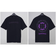 CHROME HEARTS 크롬하츠 레더나염 반팔 오버핏 2COLOR