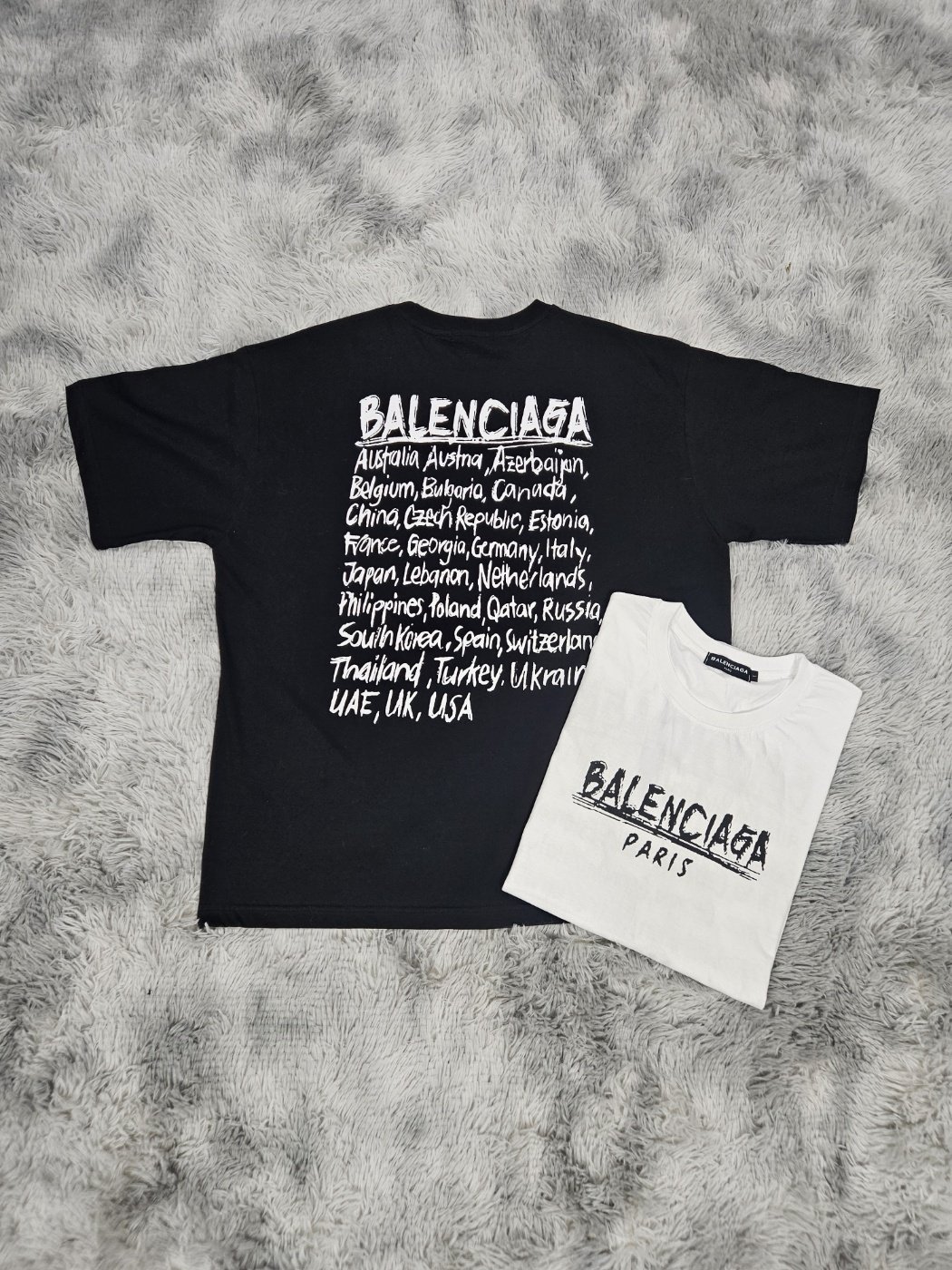 BALENCIAGA 발렌시아가 글로벌 라운드 오버핏 반팔
