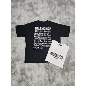 BALENCIAGA 발렌시아가 글로벌 라운드 오버핏 반팔