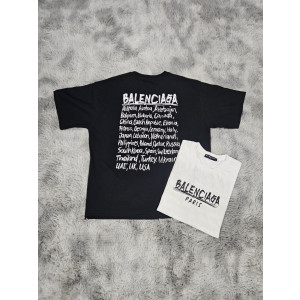 BALENCIAGA 발렌시아가 글로벌 라운드 오버핏 반팔