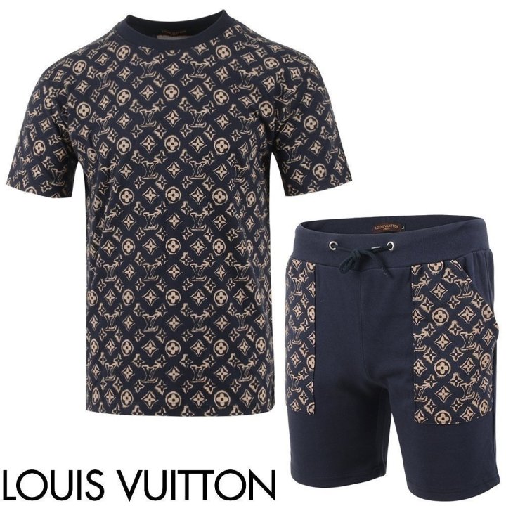 LOUIS VUITTON 루이비통 LV 나염 반팔 & 반바지 셋트