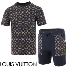 LOUIS VUITTON 루이비통 LV 나염 반팔 & 반바지 셋트