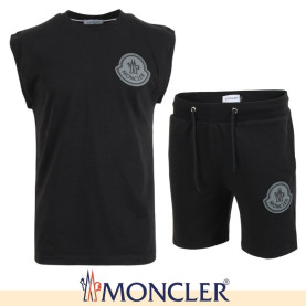 MONCLER 몽클레어 빅로고 민소매 나시티 & 반바지 셋트 2COLOR