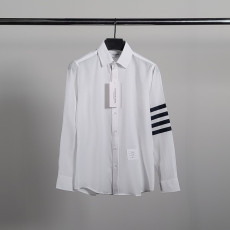 THOM BROWNE 톰브라운 사선완장 린넨 셔츠 2COLOR