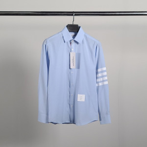 THOM BROWNE 톰브라운 사선완장 린넨 셔츠 2COLOR
