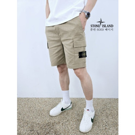 STONE ISLAND 스톤아일랜드 린넨 카고 5부 반바지 4COLOR