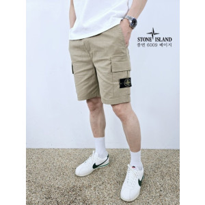STONE ISLAND 스톤아일랜드 린넨 카고 5부 반바지 4COLOR