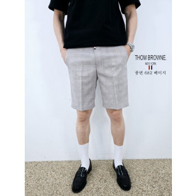 THOM BROWNE 톰브라운 체크 슬랙스 반바지 2COLOR