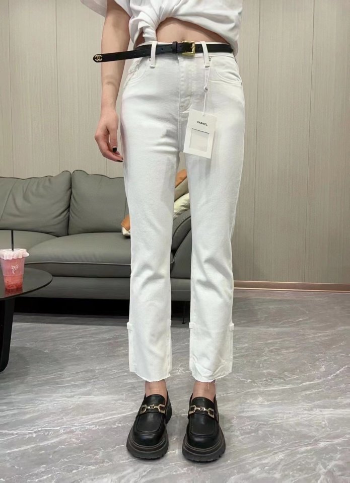CHANEL 샤넬 체인벨트 바지