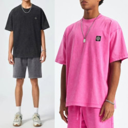 STONE ISLAND 스톤아일랜드 사각패치 피그먼트 반팔