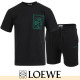 LOEWE 로에베 그린 자수 반팔 & 반바지 셋트