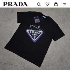 PRADA 프라다 삼각로고 라운드 티셔츠 2COLOR