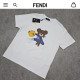 FENDI 펜디 베어프린팅 라운드 티셔츠