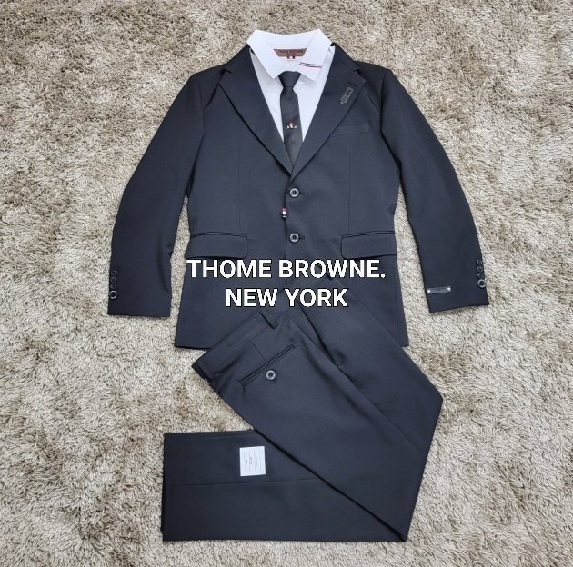 THOM BROWNE 톰브라운 블랙 모던 런던슈트
