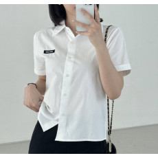 MIUMIU 미우미우 여성 하프 셔츠