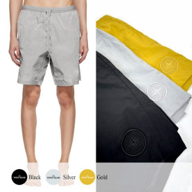 STONE ISLAND 스톤아일랜드 나침반 자수 로고 비치팬츠