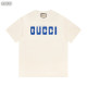 GUCCI 구찌 프론트 블루 로고 반팔티셔츠