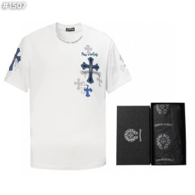 CHROME HEARTS 크롬하츠 블루 멀티 크로스 티셔츠