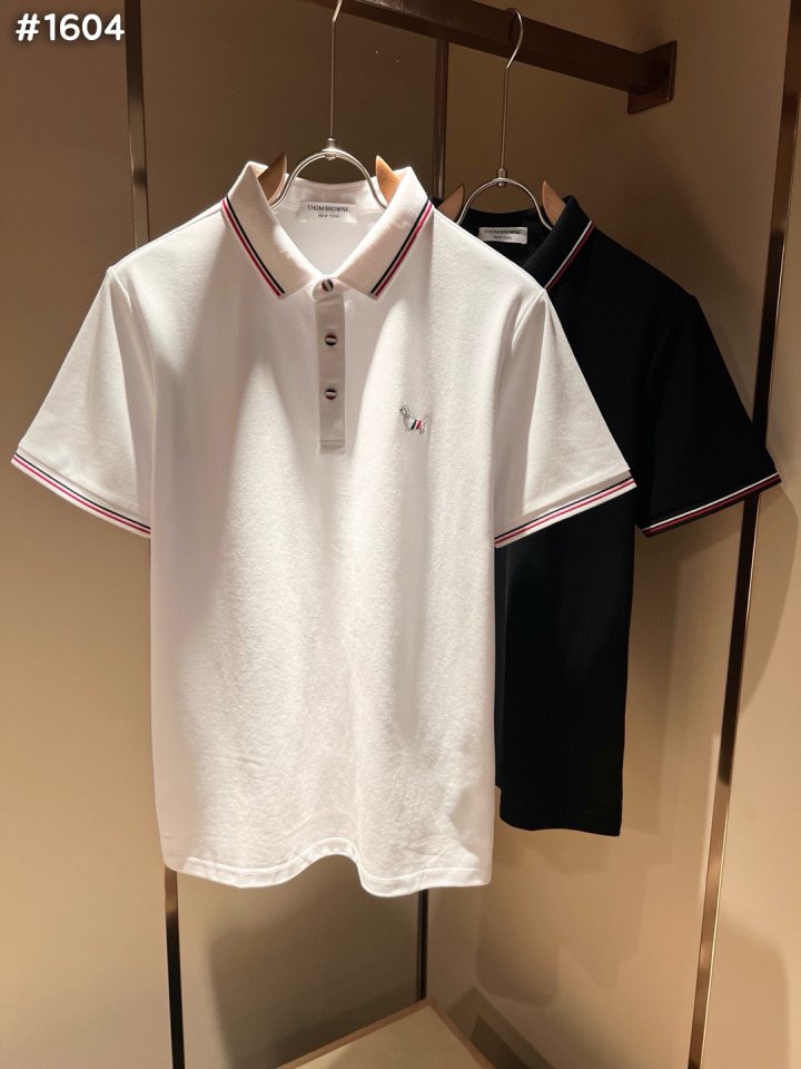 THOM BROWNE 톰브라운 헥터 포인트 라인 폴로 셔츠