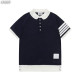 THOM BROWNE 톰브라운 사선 배색 폴로 니트 2COLOR