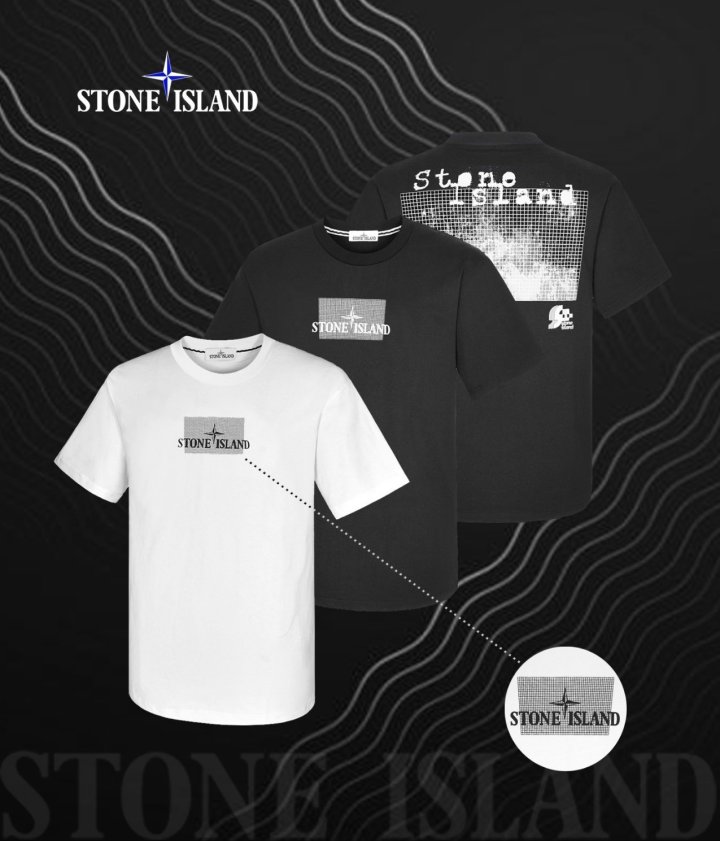 STONE ISLAND 스톤아일랜드 오가닉 코튼저지