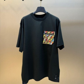 FENDI 펜디 지퍼로고 티셔츠 2COLOR