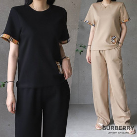 BURBERRY 버버리 반팔 츄리닝 셋트