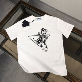 PRADA 프라다 멜메이드 프린팅 반팔티 2COLOR