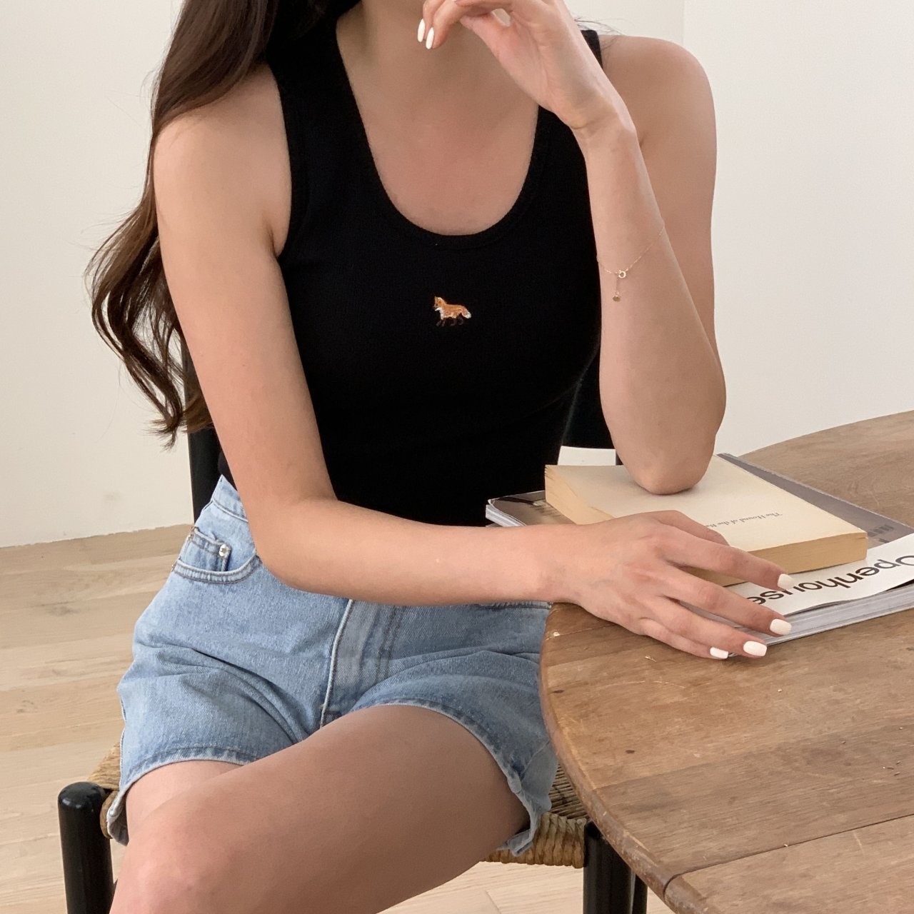 MAISON KITSUNE 메종키츠네 베이비폭스 탱크탑 나시 3COLOR